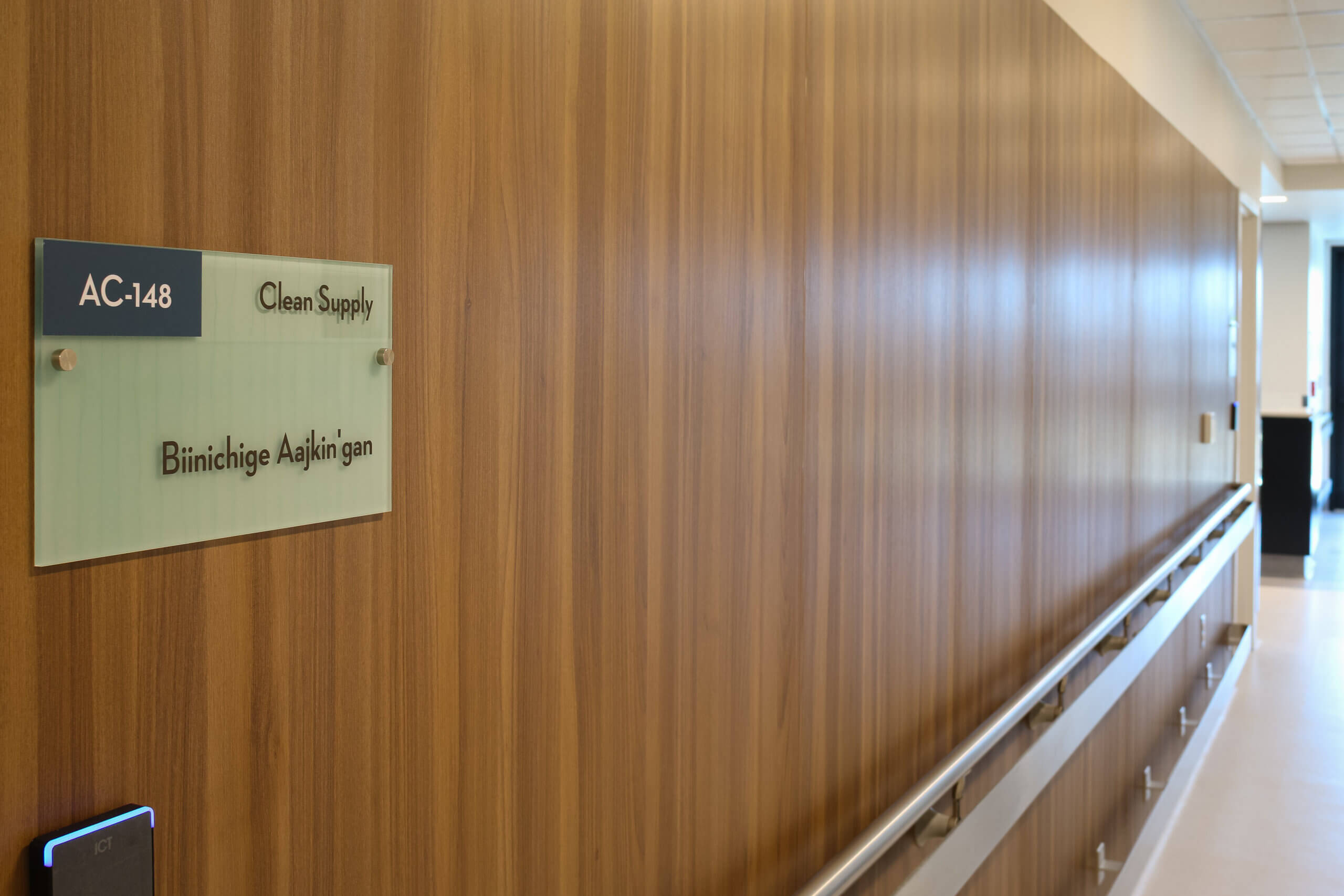 signage on wall