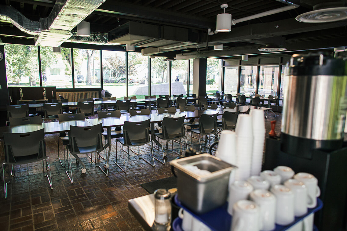 Cafeteria Coffee Station