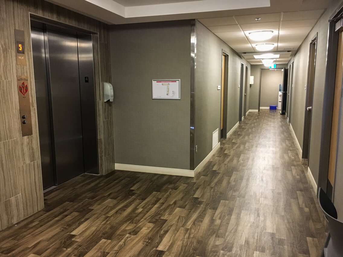 Elevator Hallway 4th Floor Residential Wing