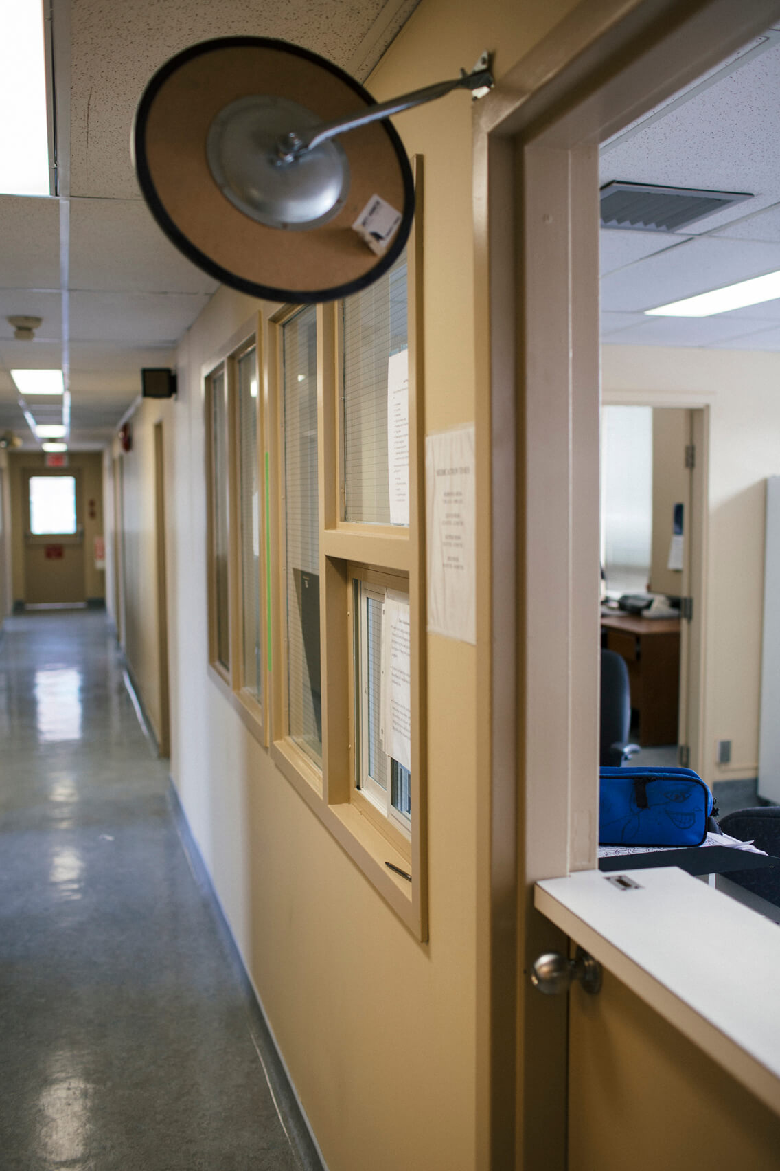 Hallway To Medical Room And RCW Office