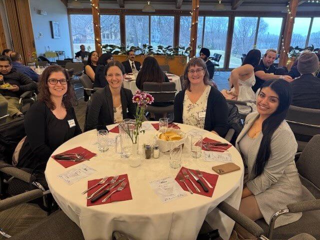Physician dinner table photo of guests