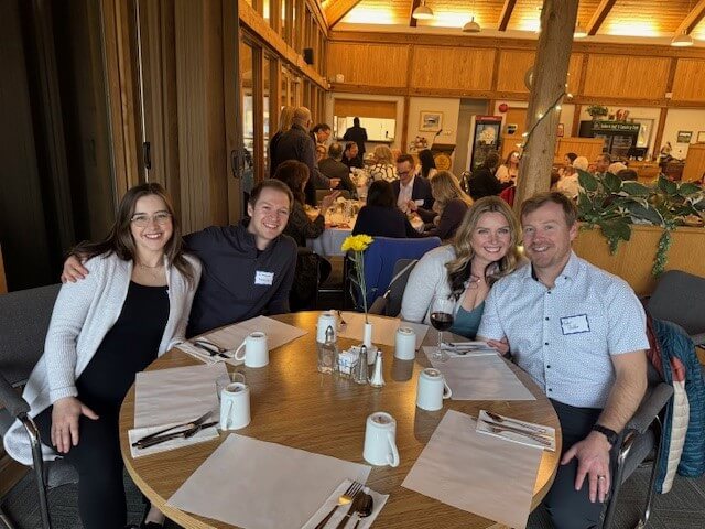 Physician dinner table photo of guests