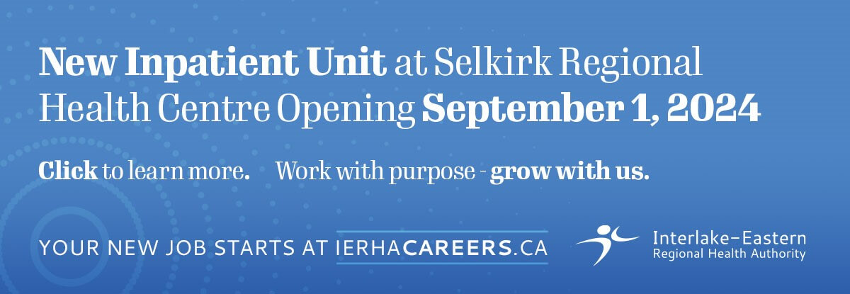 We're hring in Selkirk! Visit: ierhacareers.ca